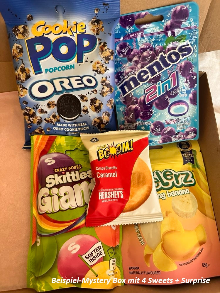 🍬 Probier Box mit 5 viralen Süßigkeiten