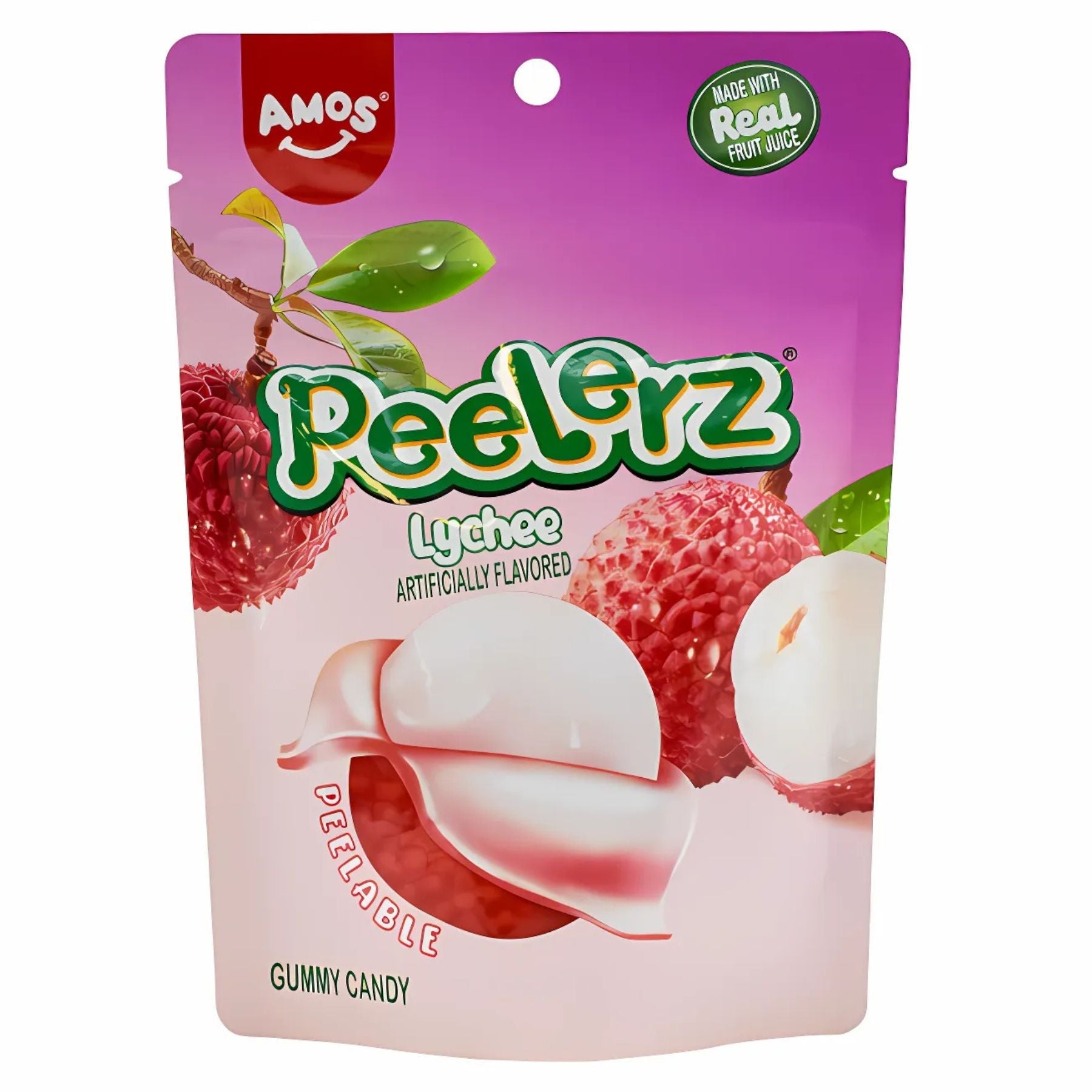 Amos Peel Off Lychee 65g