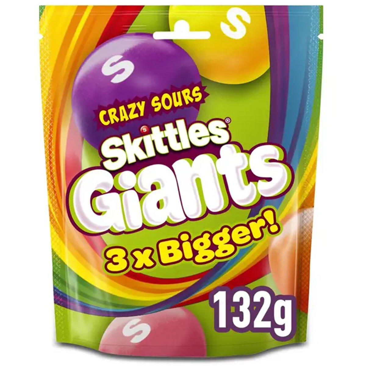 Skittles Giants Crazy Sour 132g